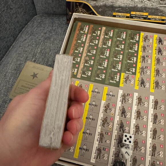 Combat! Volume 1 (open, unpunched, cards in factory seal) Compass Games - Picture 9 of 12